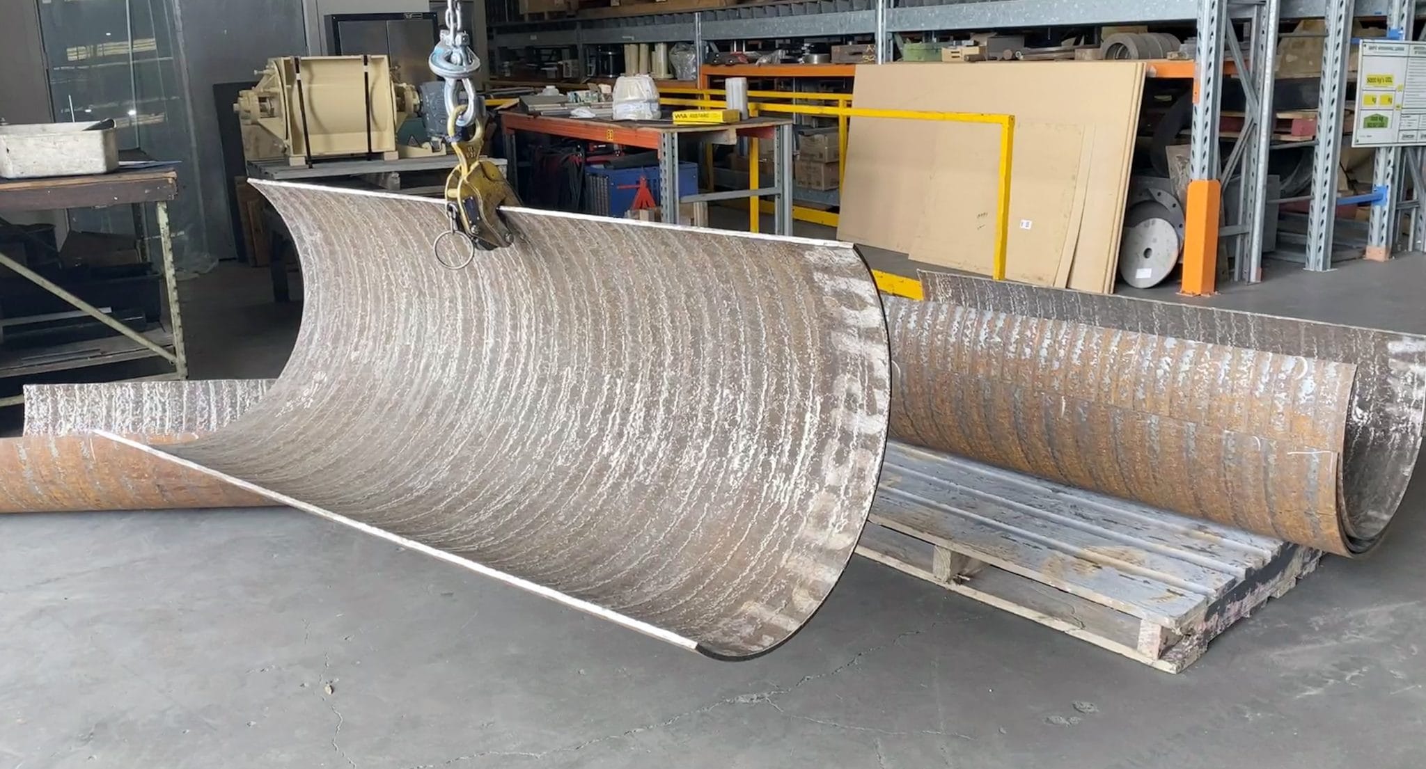 Rolled AbrasaPlate sheets Rolled AbrasaPlate sheets